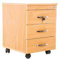 Drawer unit, 3 drawers, wooden body * metal internal chassis 1501