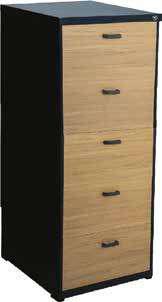 Metal Shannon 5 Drawer Metal Body Wood Face 2175