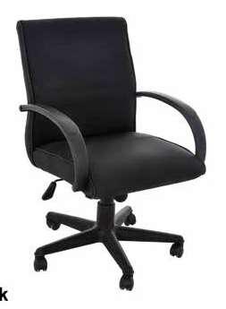 Milan chair with leather backing 5004