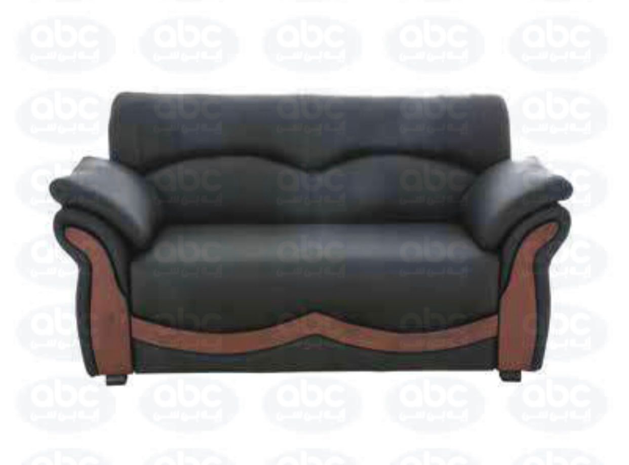 Leather sofa 3 person NERO 96