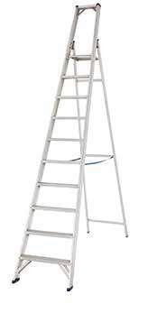 Aluminum ladder 10 steps 1803