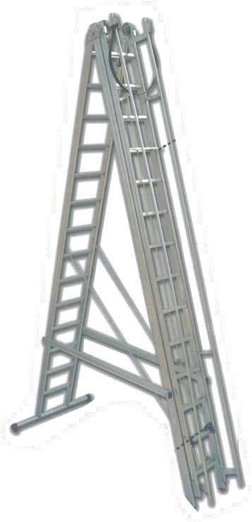 Aluminum ladder with 3*10 connector slipping 10 steps 3401