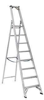 Aluminum ladder 8 steps 1802