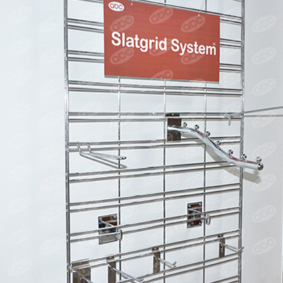 slat grid display system