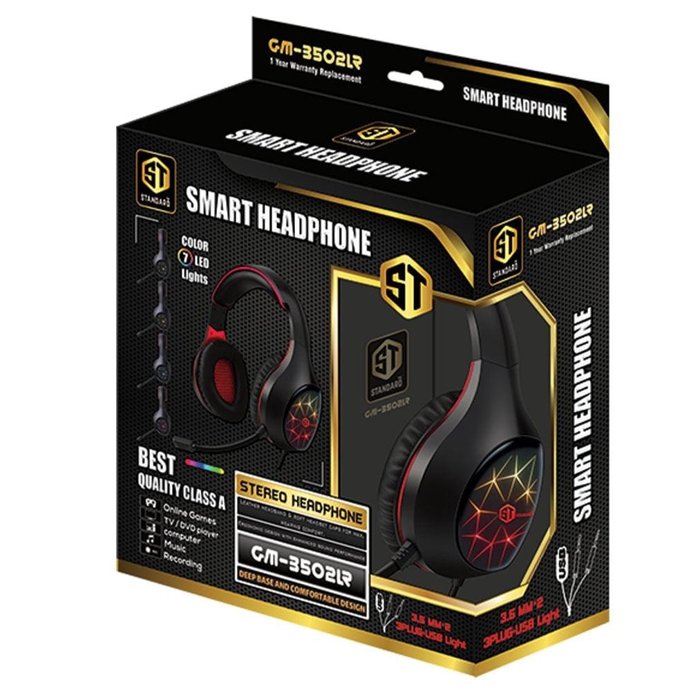 HEADPHONE ST-STANDRAD GM-3502LR Stereo Gaming