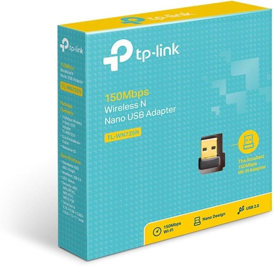 USB Lan Wireless Nano TP-Link TL-WN725N 150Mbps