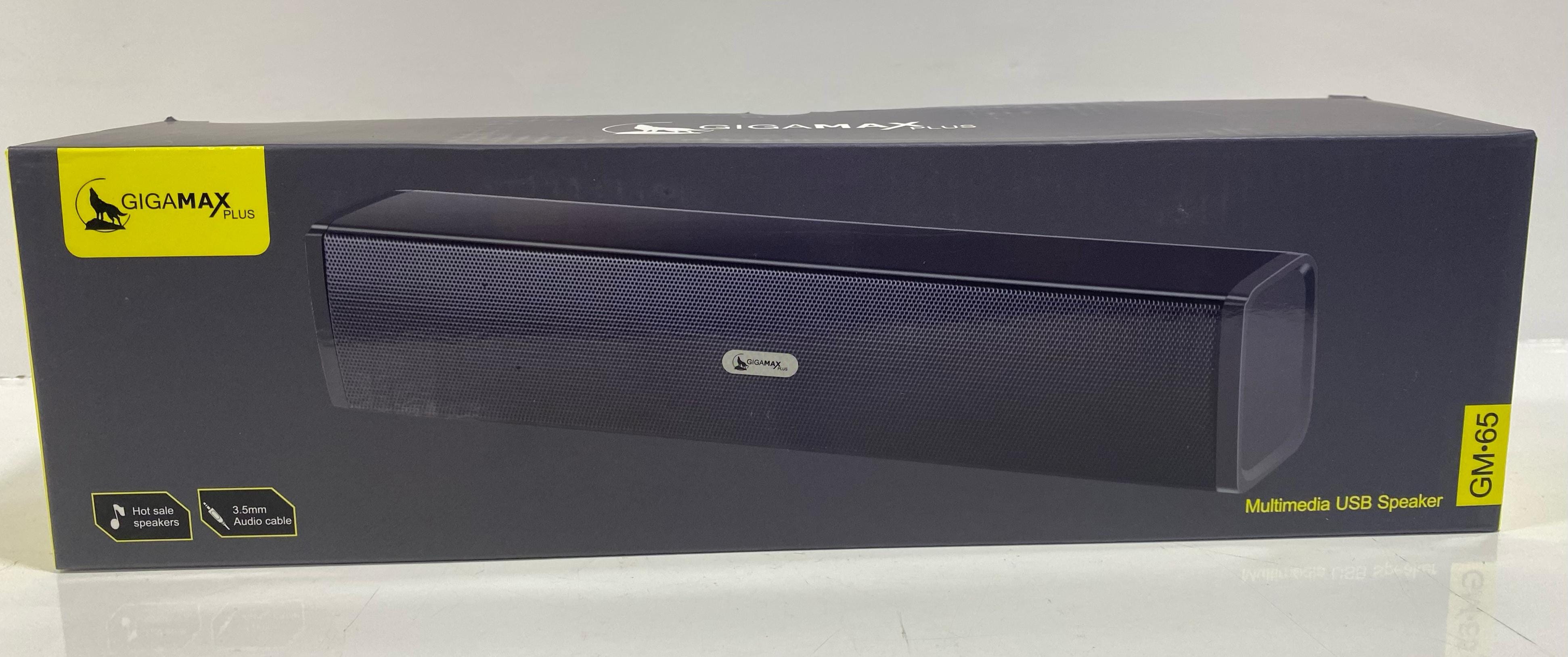 Speaker GIGAMAX plus GM-65 Wired (USB - AUX)-Black