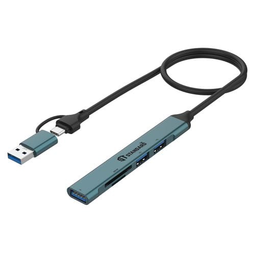 STANDARD Convertor ST-UCA9705  5*2 USB Type-C to HUB USB3 - USB2.0- SD3.0-TF