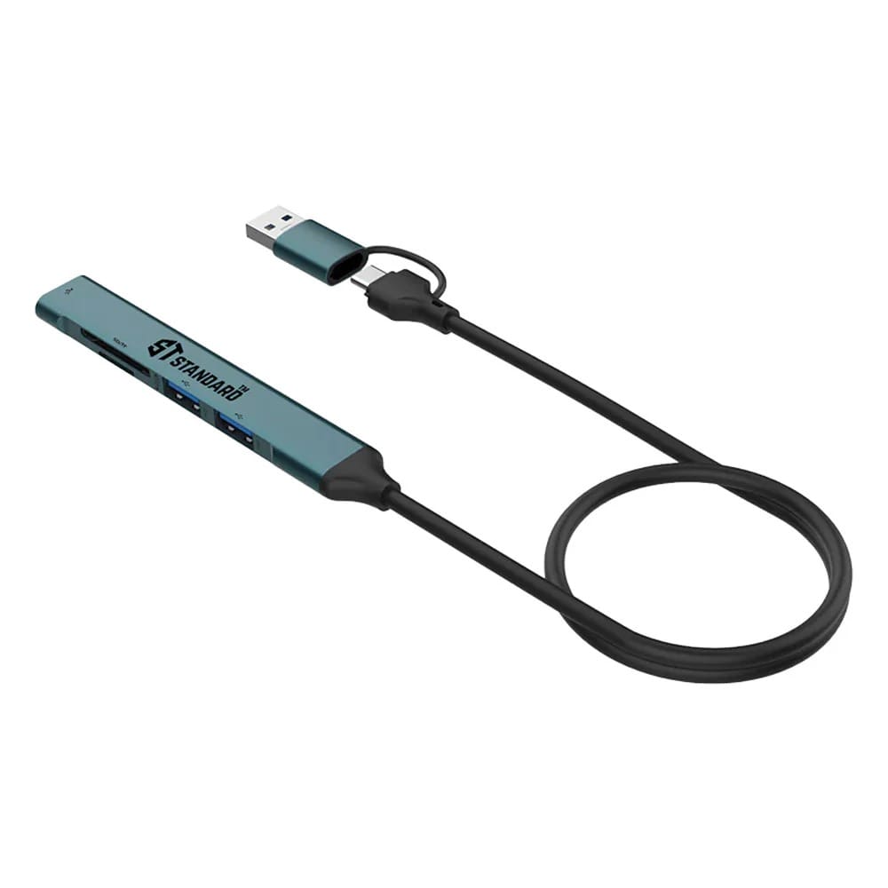 STANDARD Convertor ST-UCA9705 5*2 USB Type-C to HUB USB3 - USB2.0- SD3.0-TF