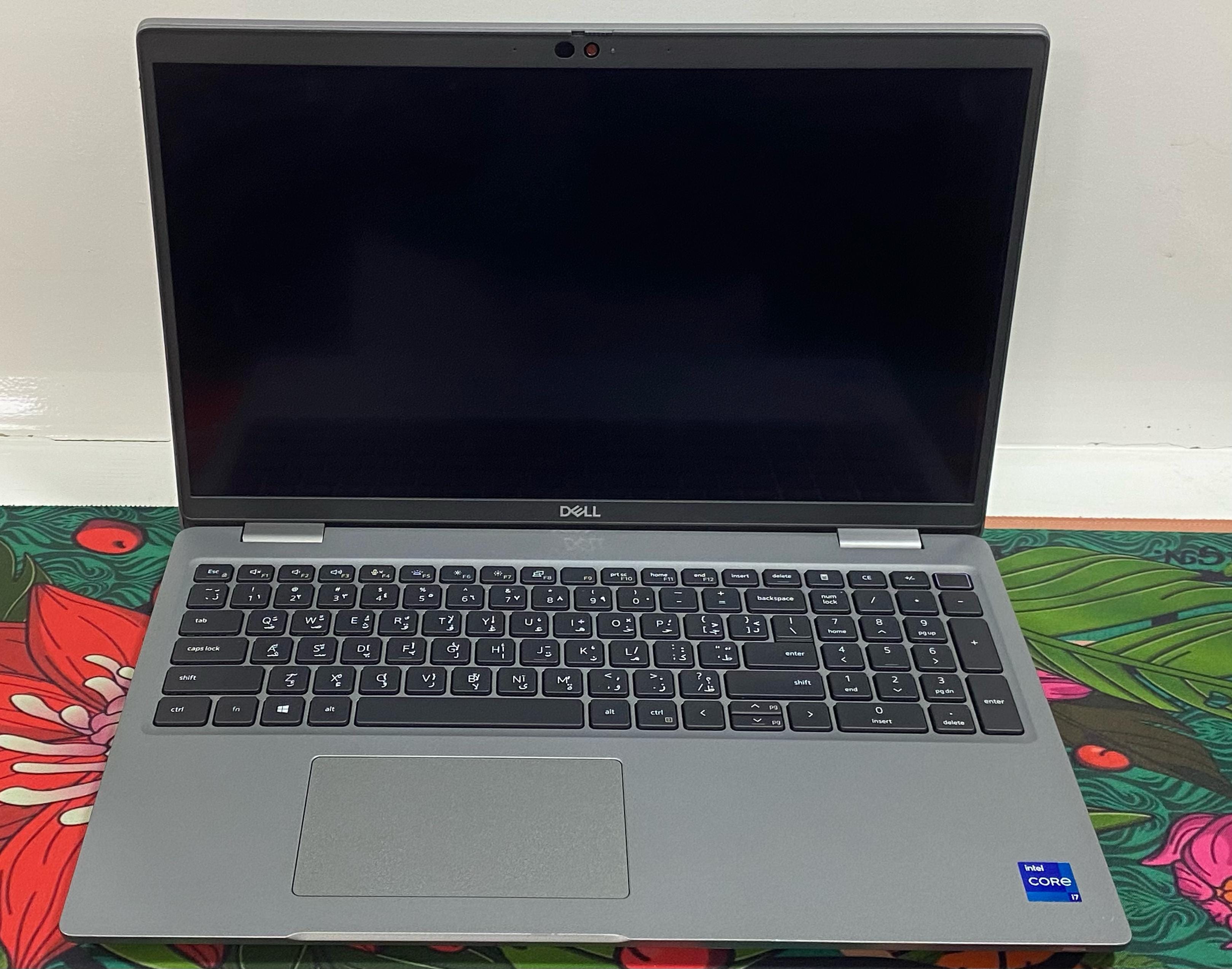لاب توب ديل Precision 3560 (انتل كور i7-1165G7 - رام  16 جيجابايت DDR4 - هارد 512 جيجابايت M.2 -  فيجا انتل Iris Xe + نفيديا 2جيجابايت T500 - شاشة 15.6 بوصة FHD كاميرا -تاتش) استعمال خارجopy
