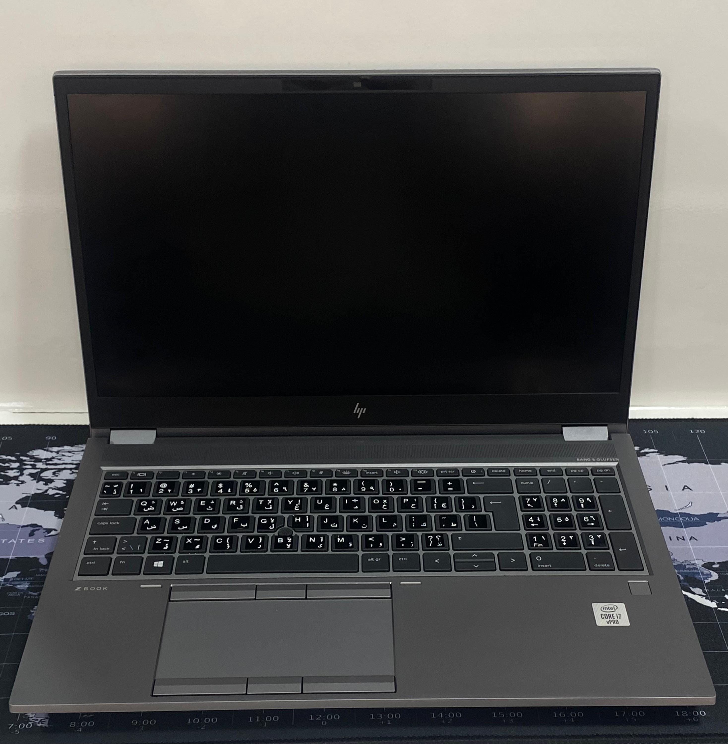 HP ZBOOK Fury 15-G7 Workstation (Intel Core i7-10850H -  32GB DDR4 - HARD M.2 512GB -VGA Nvidia Quadro RTX 3000 6GB - SCREEN 15.6 Inch FHD - Cam) Original Used