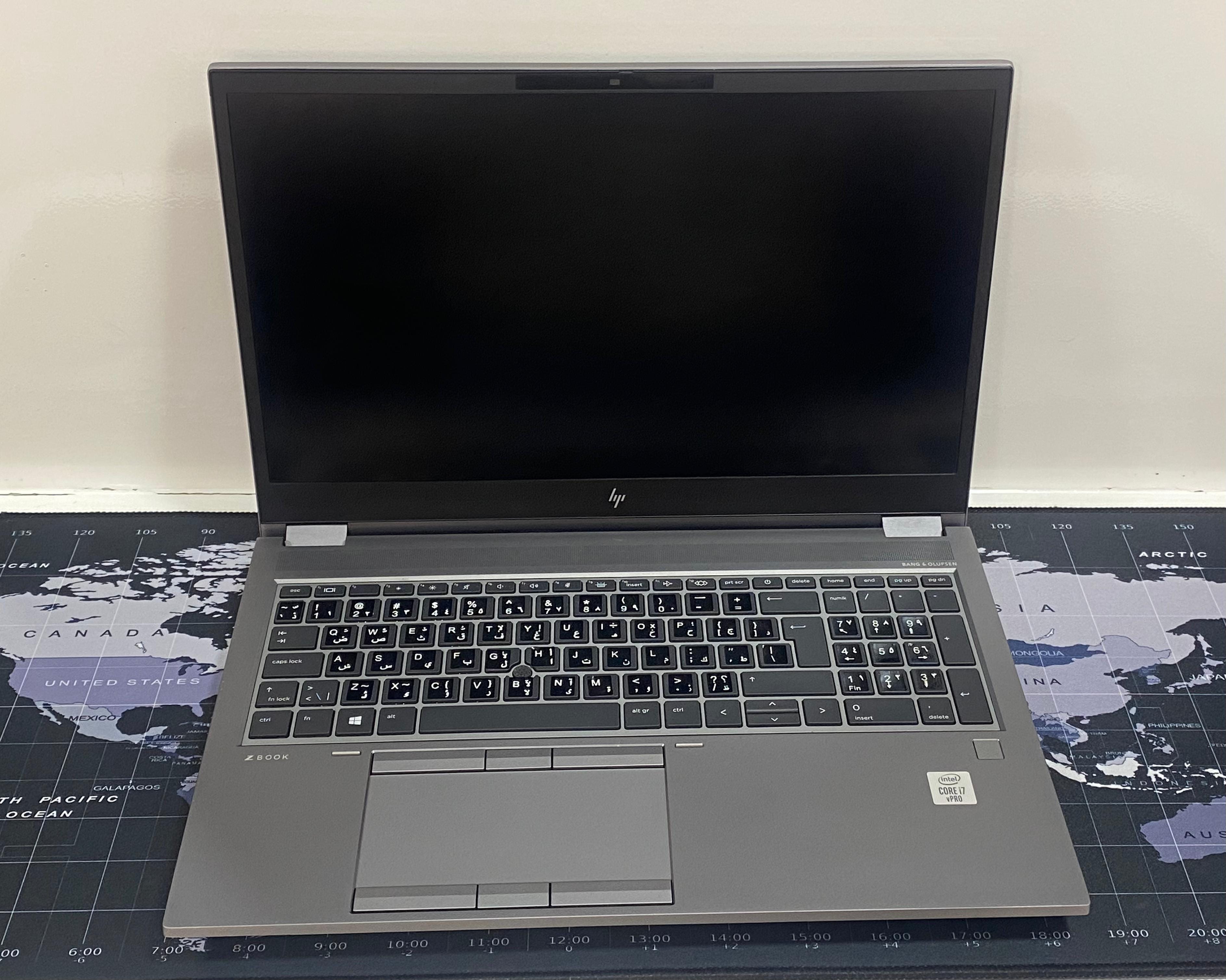 HP ZBOOK Fury 15-G7 Workstation (Intel Core i7-10850H - 32GB DDR4 - HARD M.2 512GB -VGA Nvidia Quadro RTX 3000 6GB - SCREEN 15.6 Inch FHD - Cam) Original Used