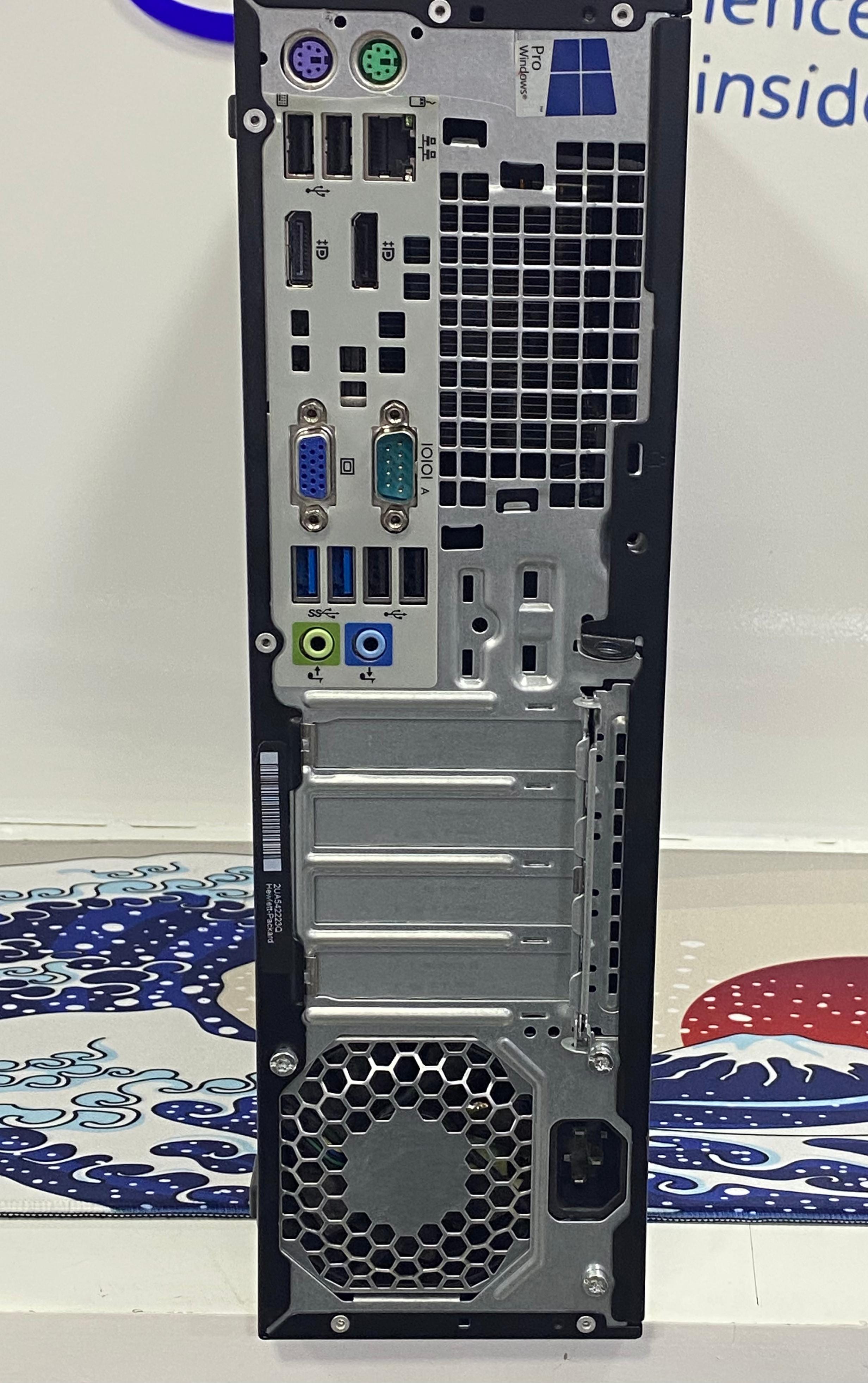 كمبيوتر ديسك توب اتش بى PRODesk 600 G1 (انتل كورi5-4570 - رام 8 جيجابايت DDR3 -بدون هارد- انتل -HD جرافيكس - DVD RW) استعمال خارج
