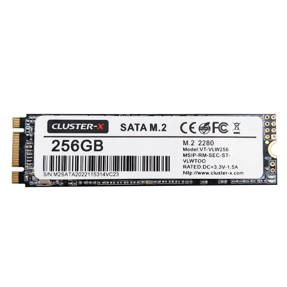 هارد درايف CLUSTER-X جيجابايت256 داخلى NVME M.2 للكمبيوتر واللاب توب (استعمال خارج)