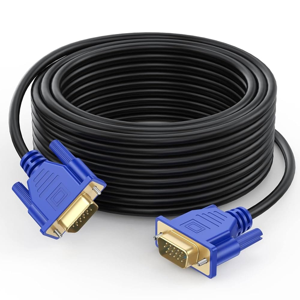 كابل شاشة VGA 20M-4K ازرق 