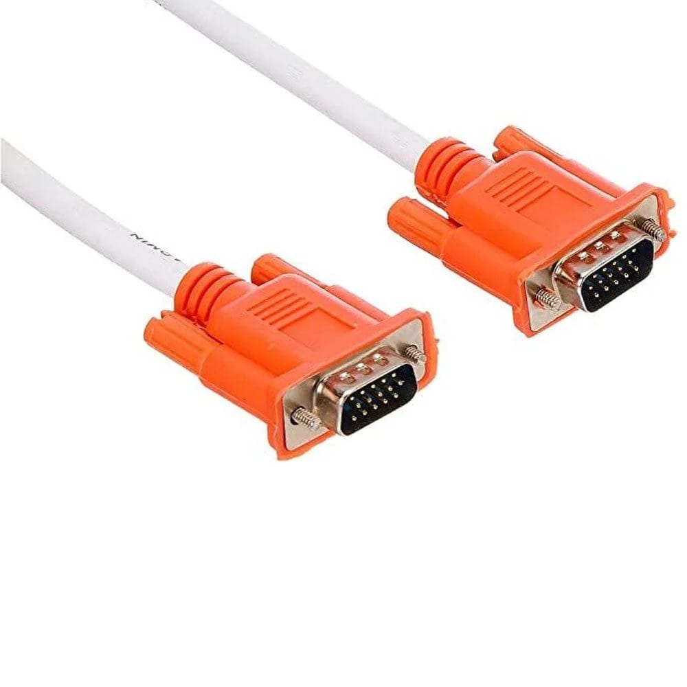 كابل شاشة VGA أدمن 10 متر - ابيض
