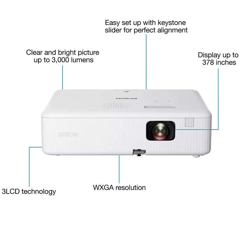 بروجيكتور إبسون مع سبيكر WXGA CO-W01