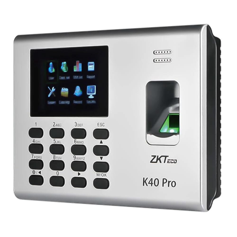 جهاز بصمة حضور وانصراف زد كيه تيكو نت وورك K40 Pro