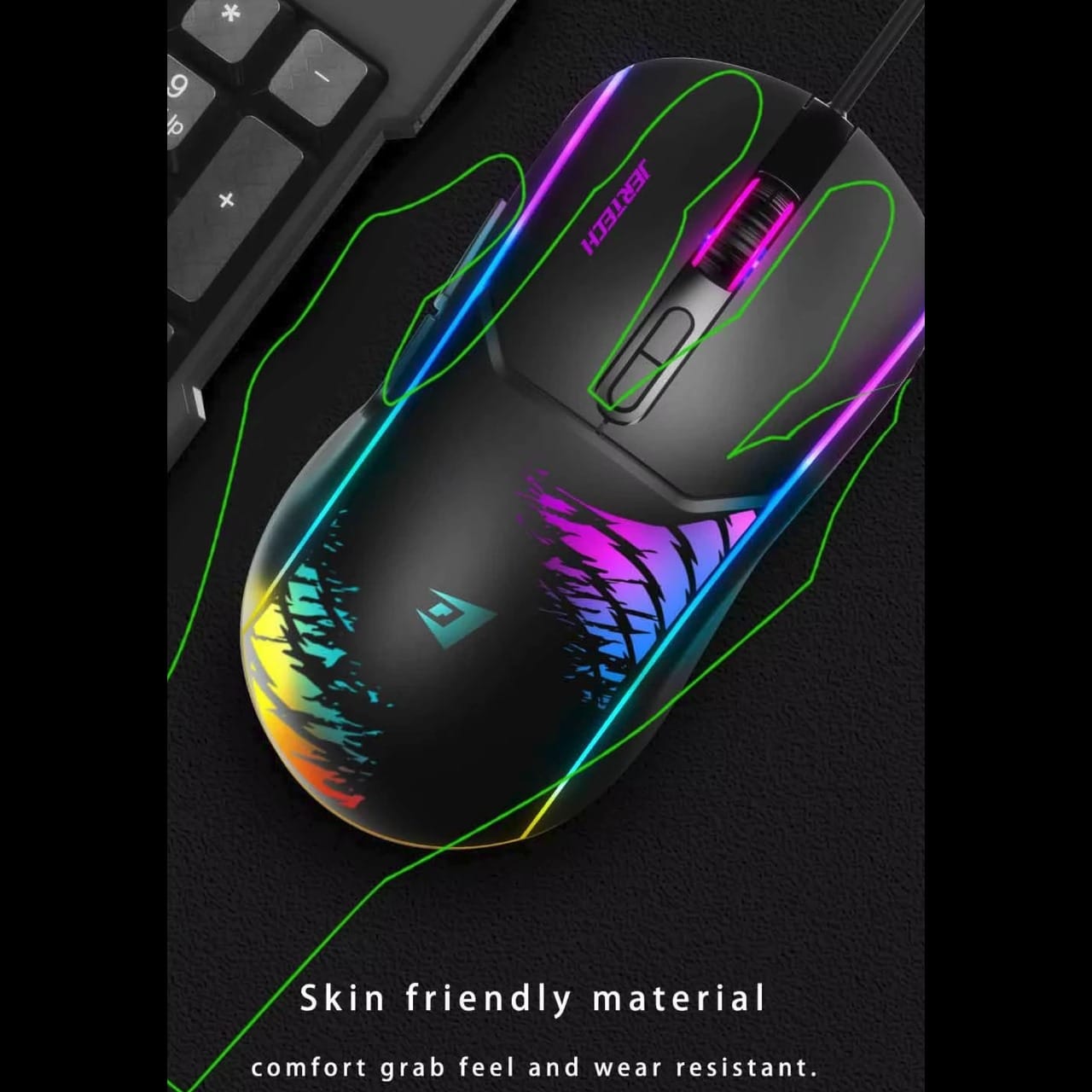 ماوس جيرتيك سلكي جيمنج 3600 نقطة في البوصةXP14