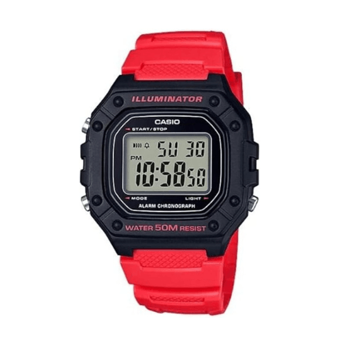 Casio Rectangle Digital Dial Watch for Men - W-218H-4BVEF