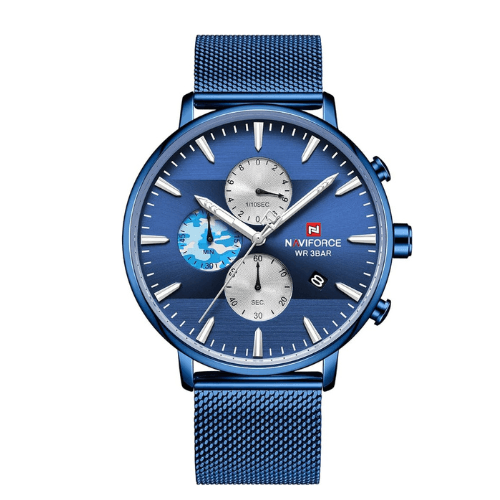 Naviforce NF9169 Be/be Blue Stainless Steel Men's Watch