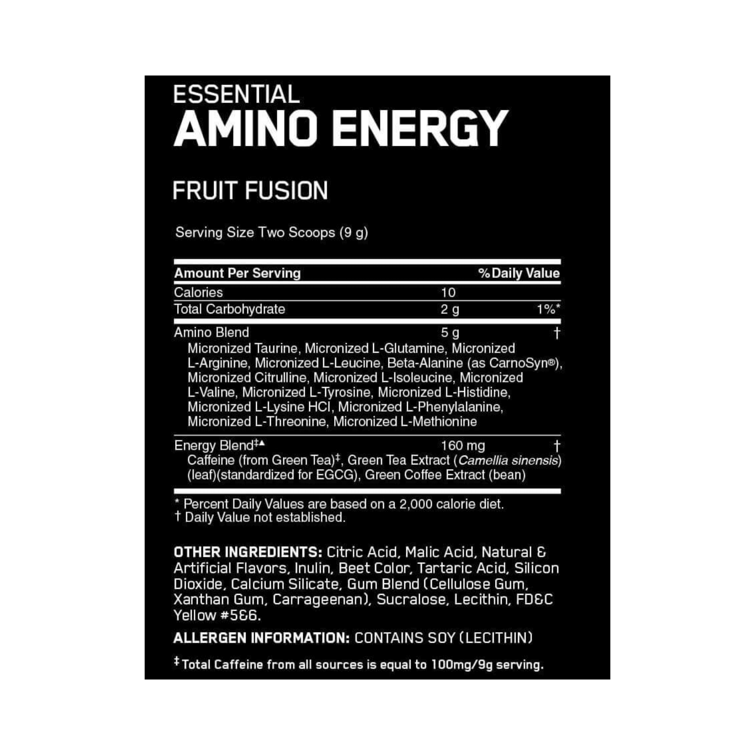 Optimum Nutrition amino energy-30Serv.-270G-Fruit Fusion