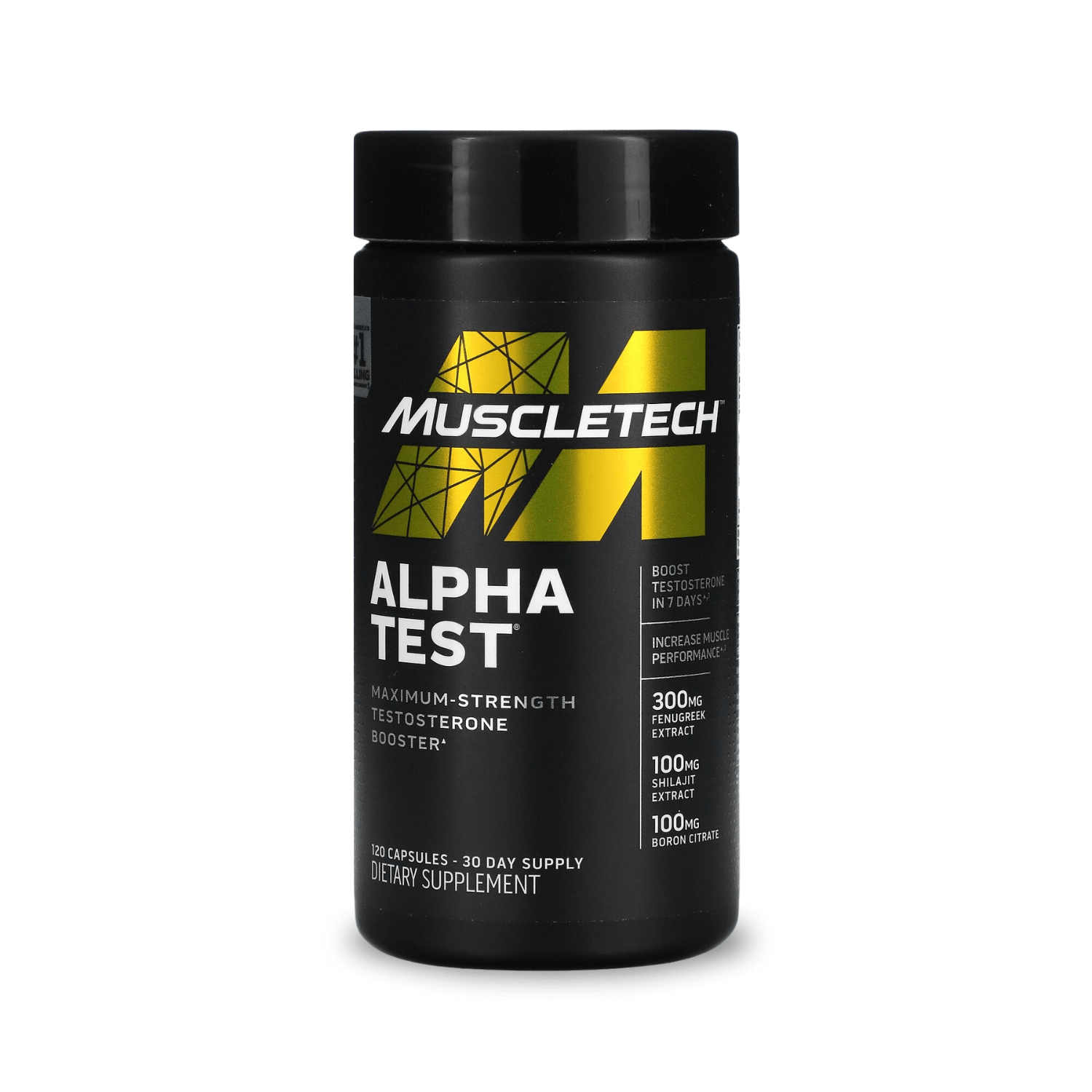 Muscletech Alpha Test-60Serv.-120Caps.