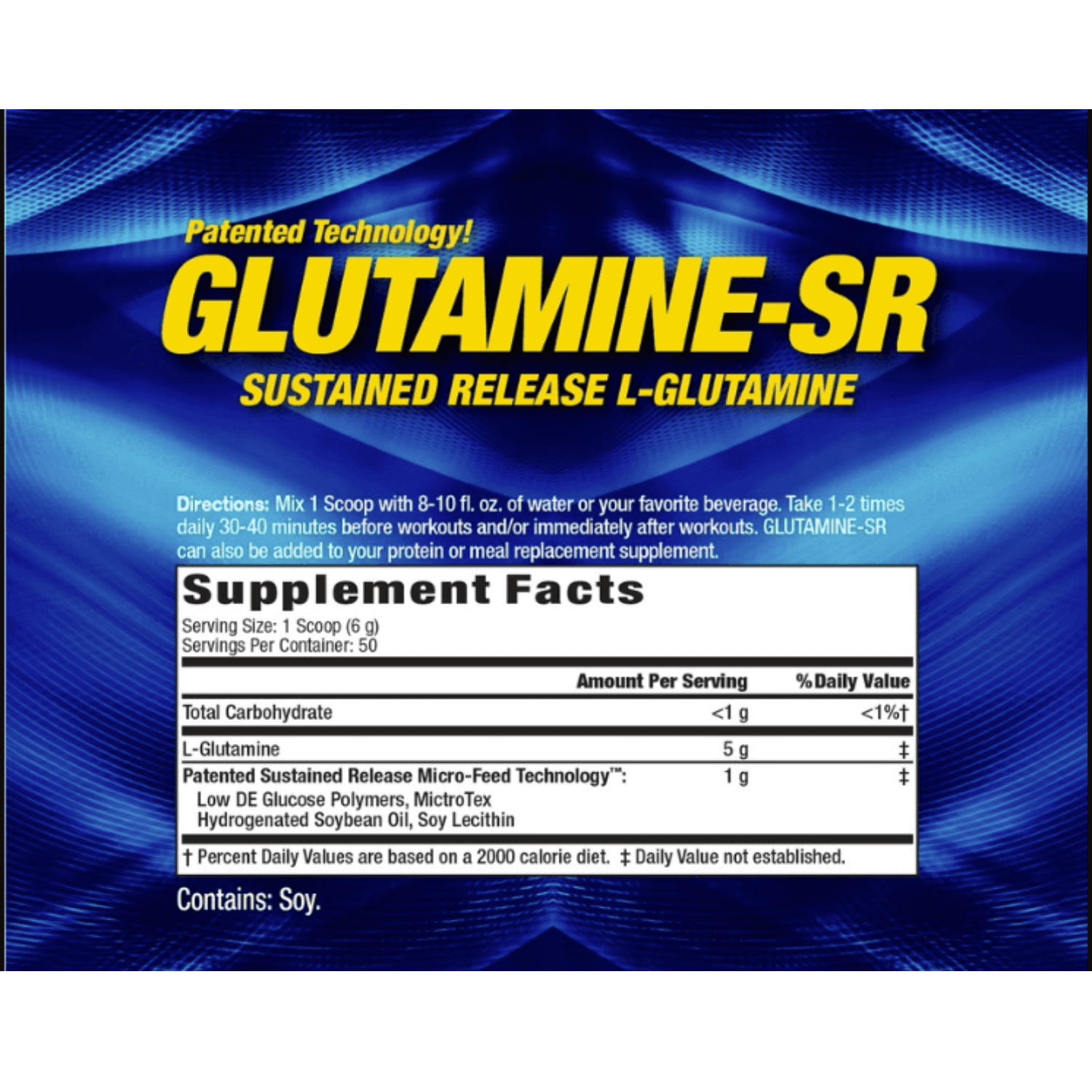 Mhp Glutamine SR-60Serv.-300G