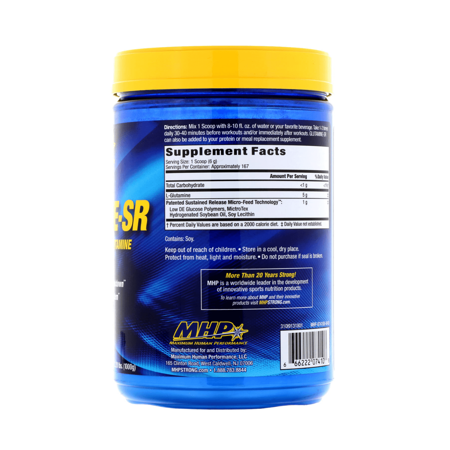 Mhp Glutamine SR-167Serv.-1KG