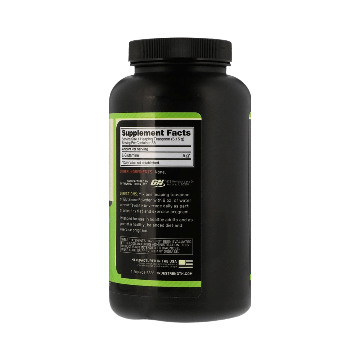 Optimum Nutrition Glutamine Powder-58Serv.-300G.-Unflavored