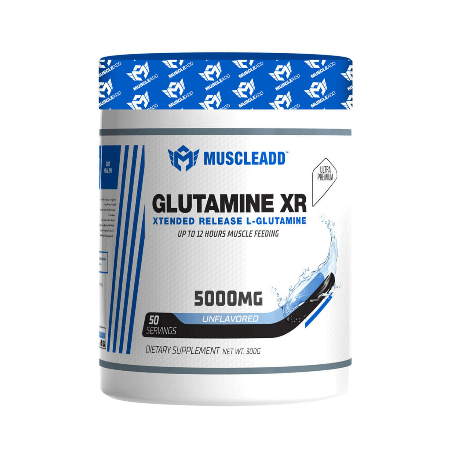 MUSCLE ADD GLUTAMINE XR -UNFLAVORED (50serv-300g)