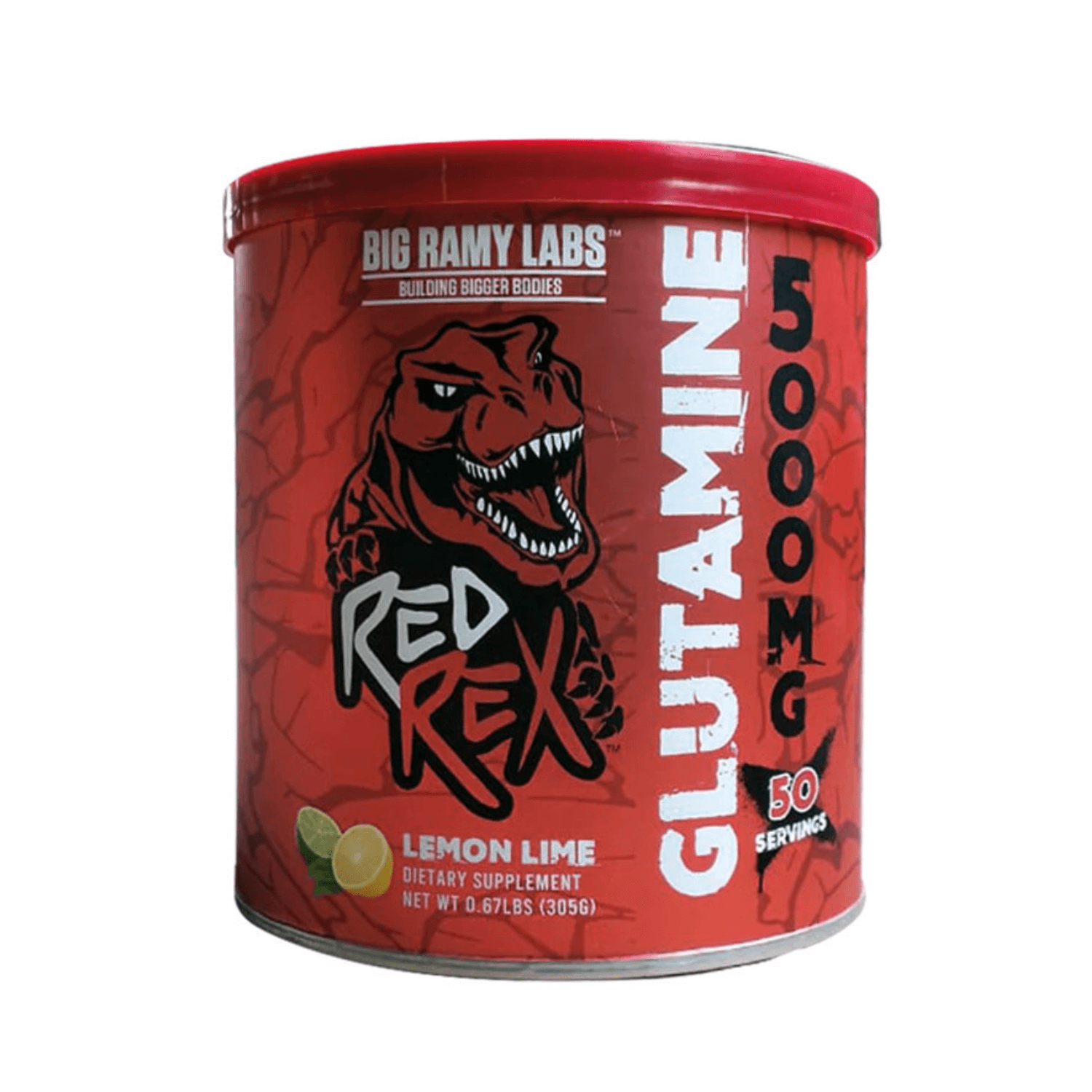 BIG RAMY LABS RED REX GLUTAMINE -LEMONE(60serv-300g)