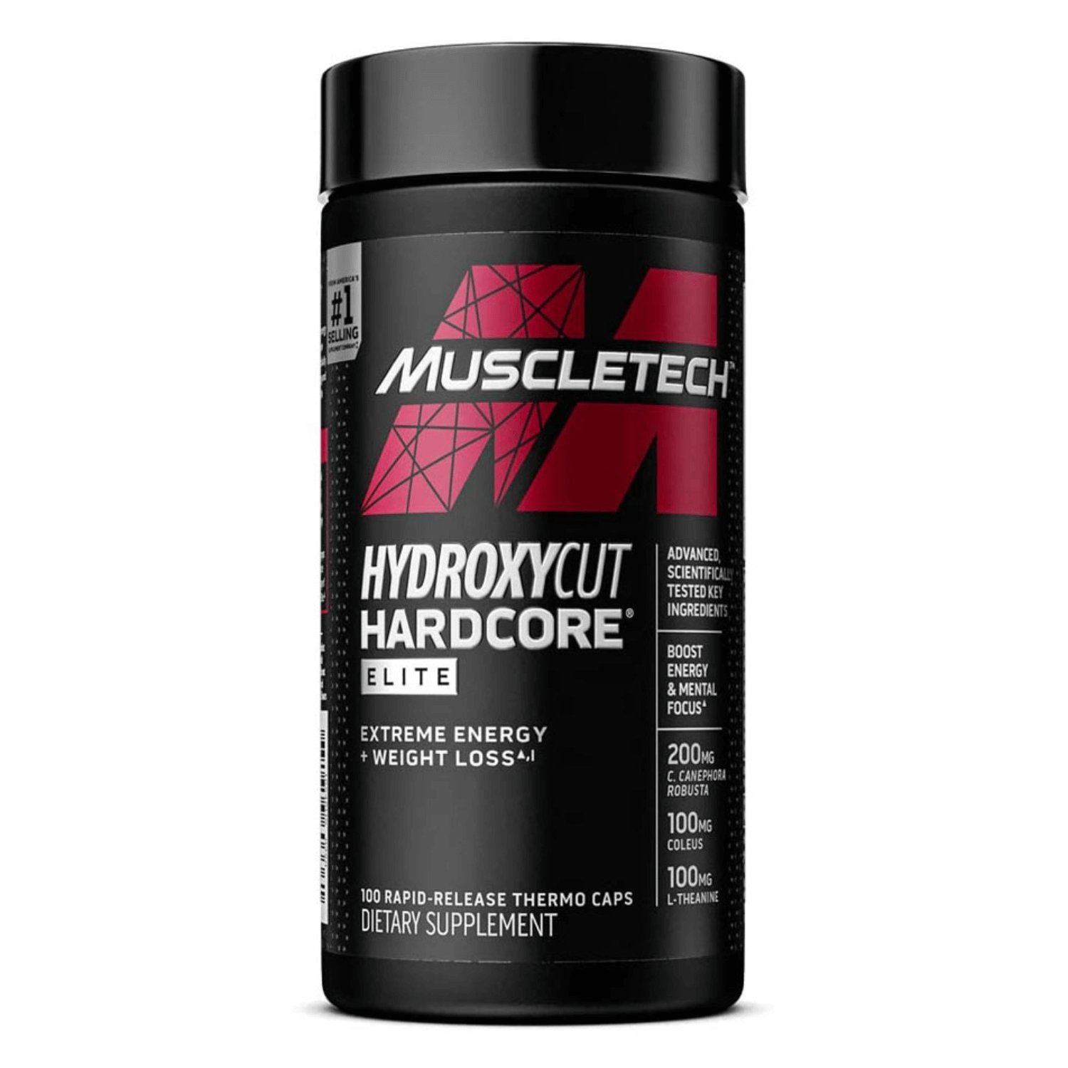 Muscletech Hydroxycut Hardcore Elite-50Serv.-100Caps.