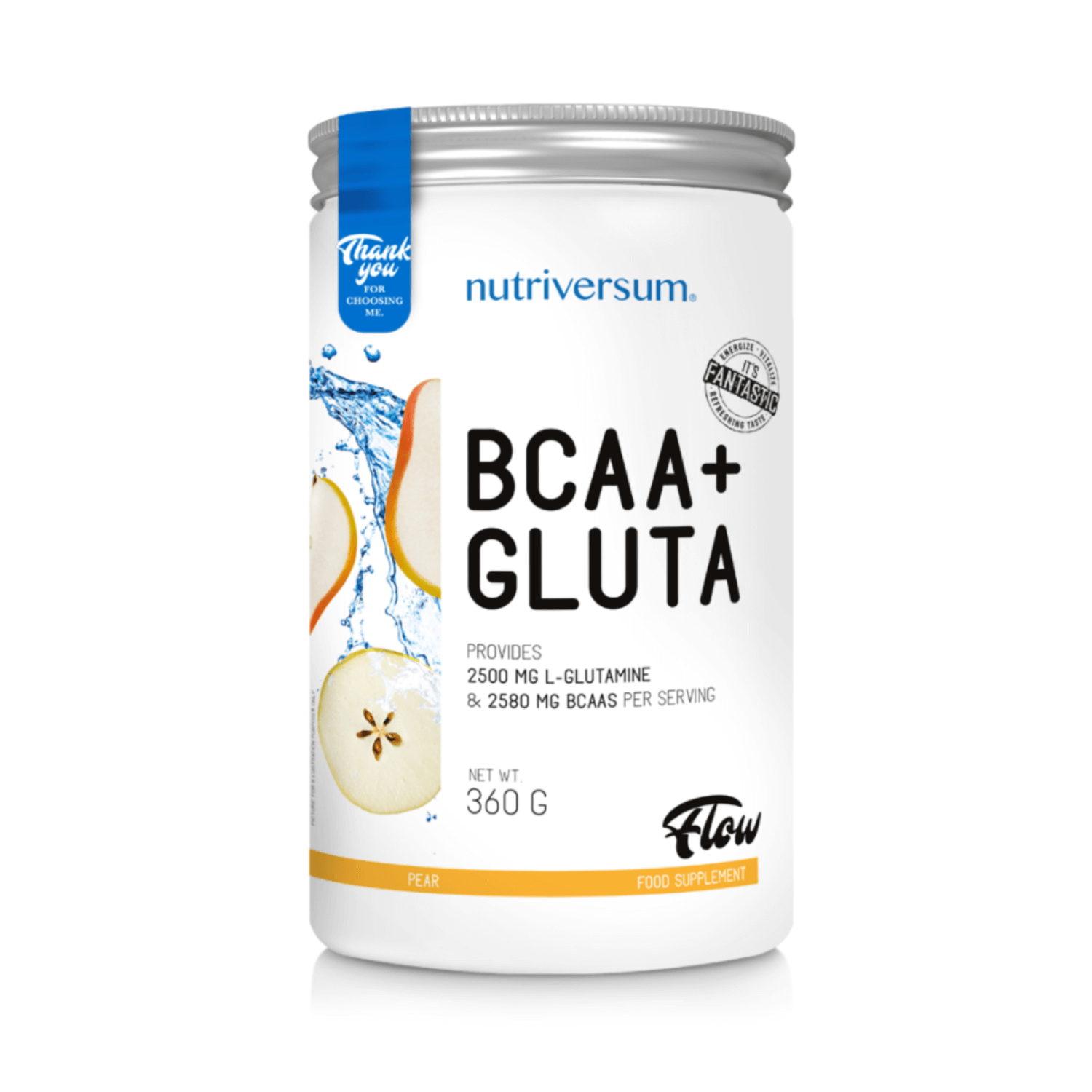 Nutriversum BCAA+Gluta Flow-360G-30Serv