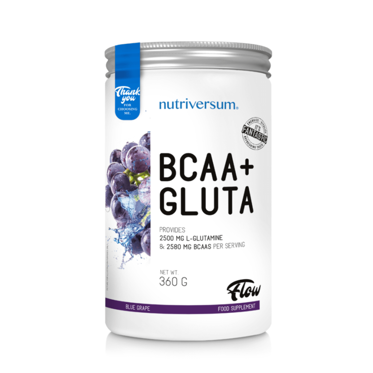 Nutriversum BCAA+Gluta Flow-360G-30Serv