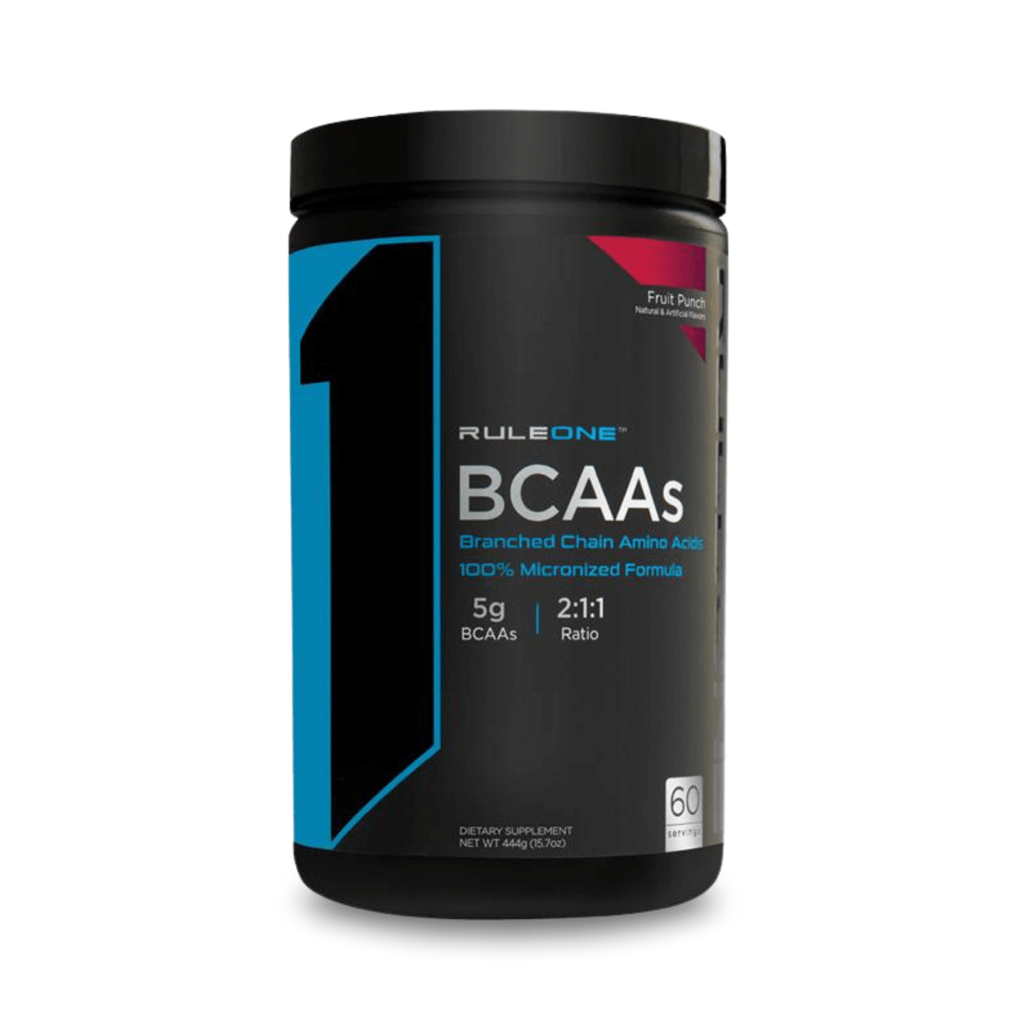 Rule One BCAAs-60Serv.-444G-Fruit Punch