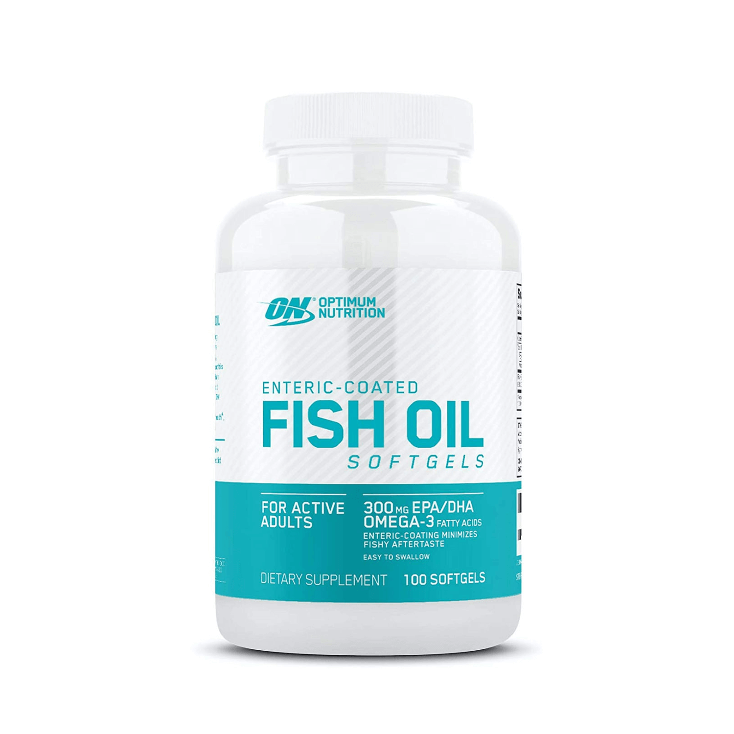 Optimum Nutrition Enteric-Coated Fish Oil-100Serv.-100Caps.