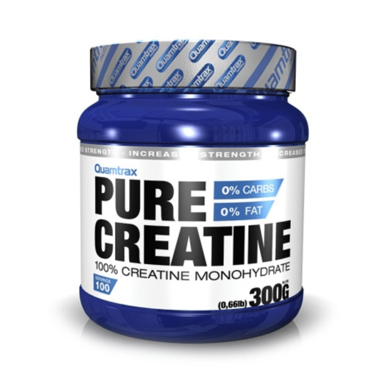 Quamtrax Pure 100% Creatine Monohydrate-100Serv.-300G