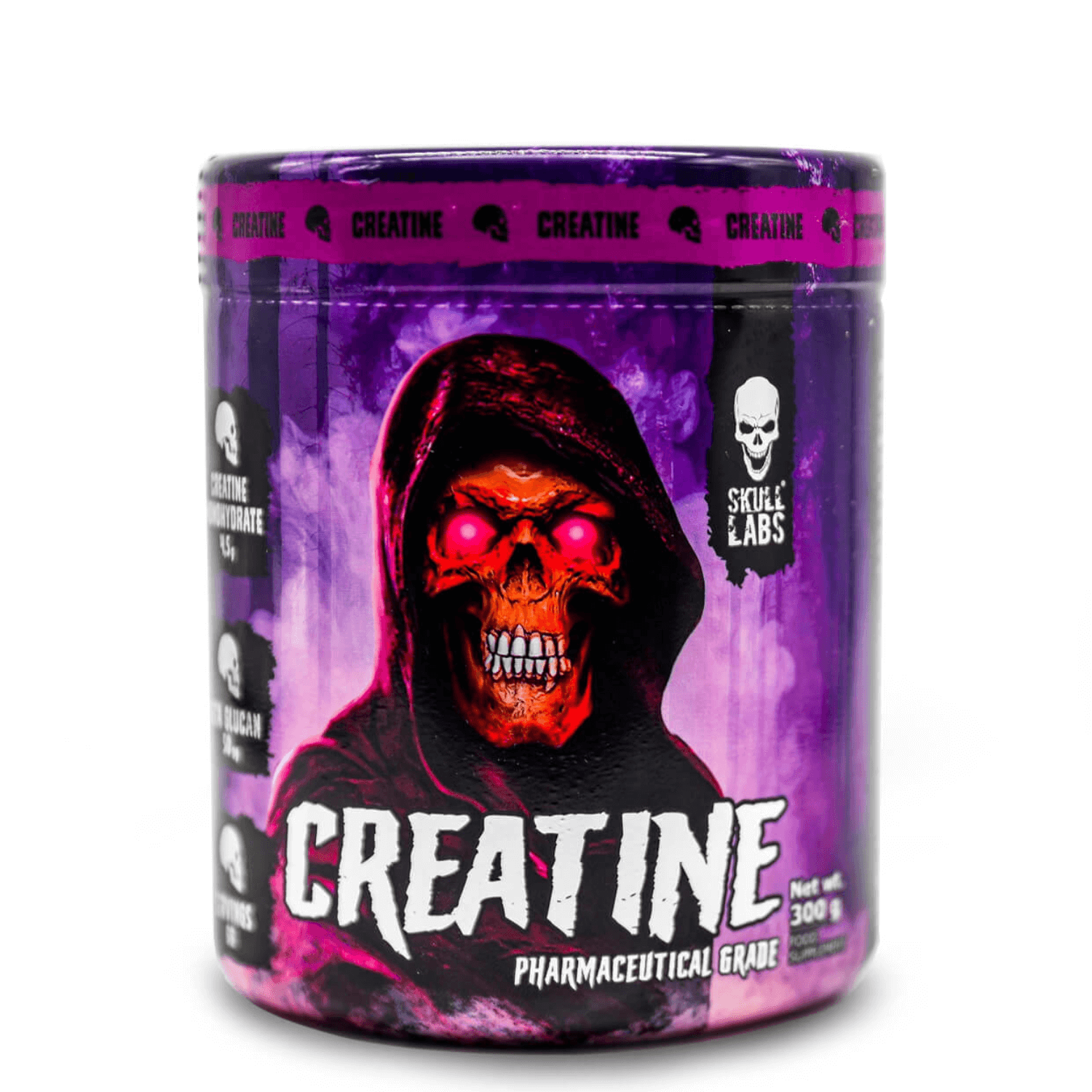 Skull Labs Creatine Monohydrate Pharmaceutical Grade-66Serv.-300G.-Unflavored