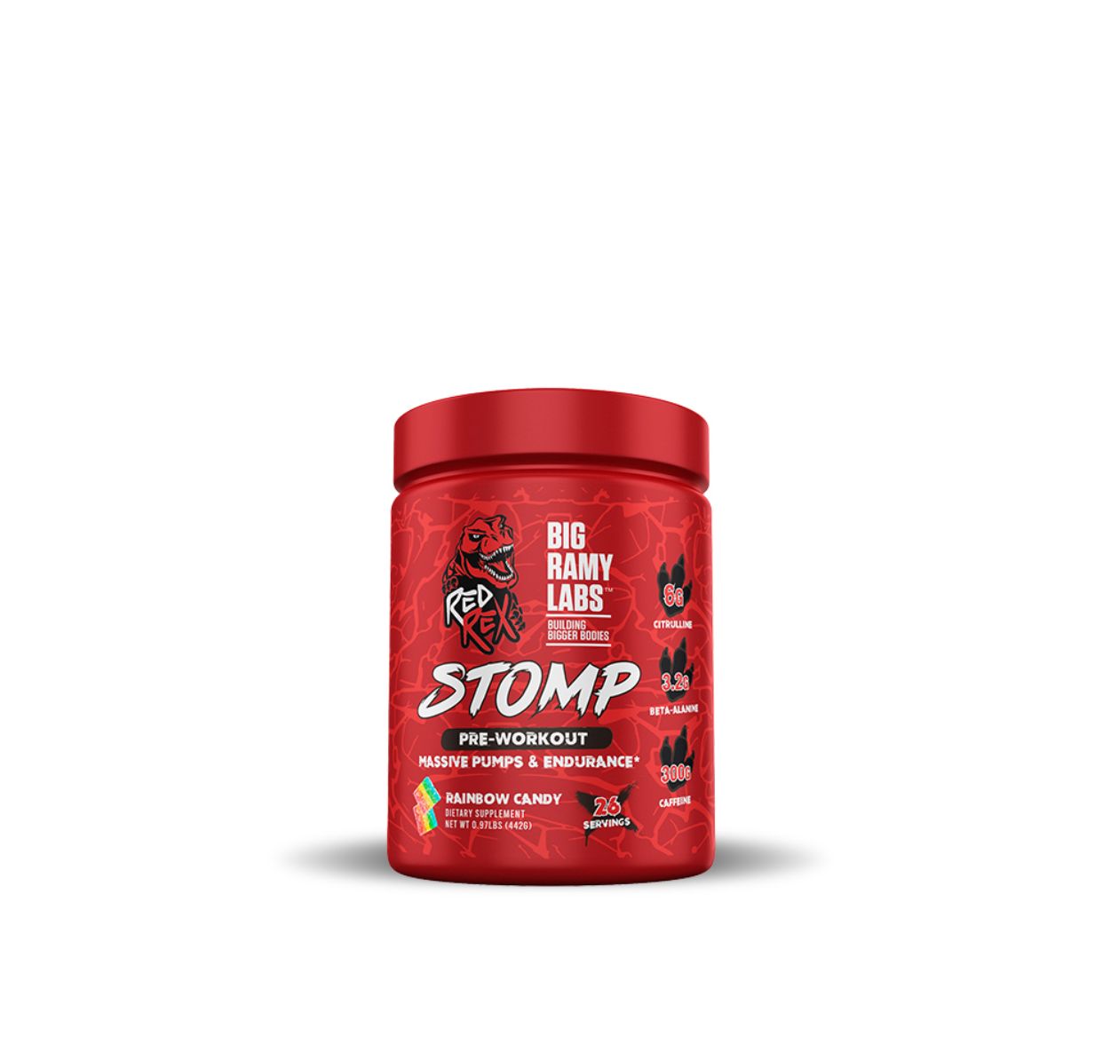 BIG RAMY RED REX STOMP-FRUIT PUNCH(26serv-455g)