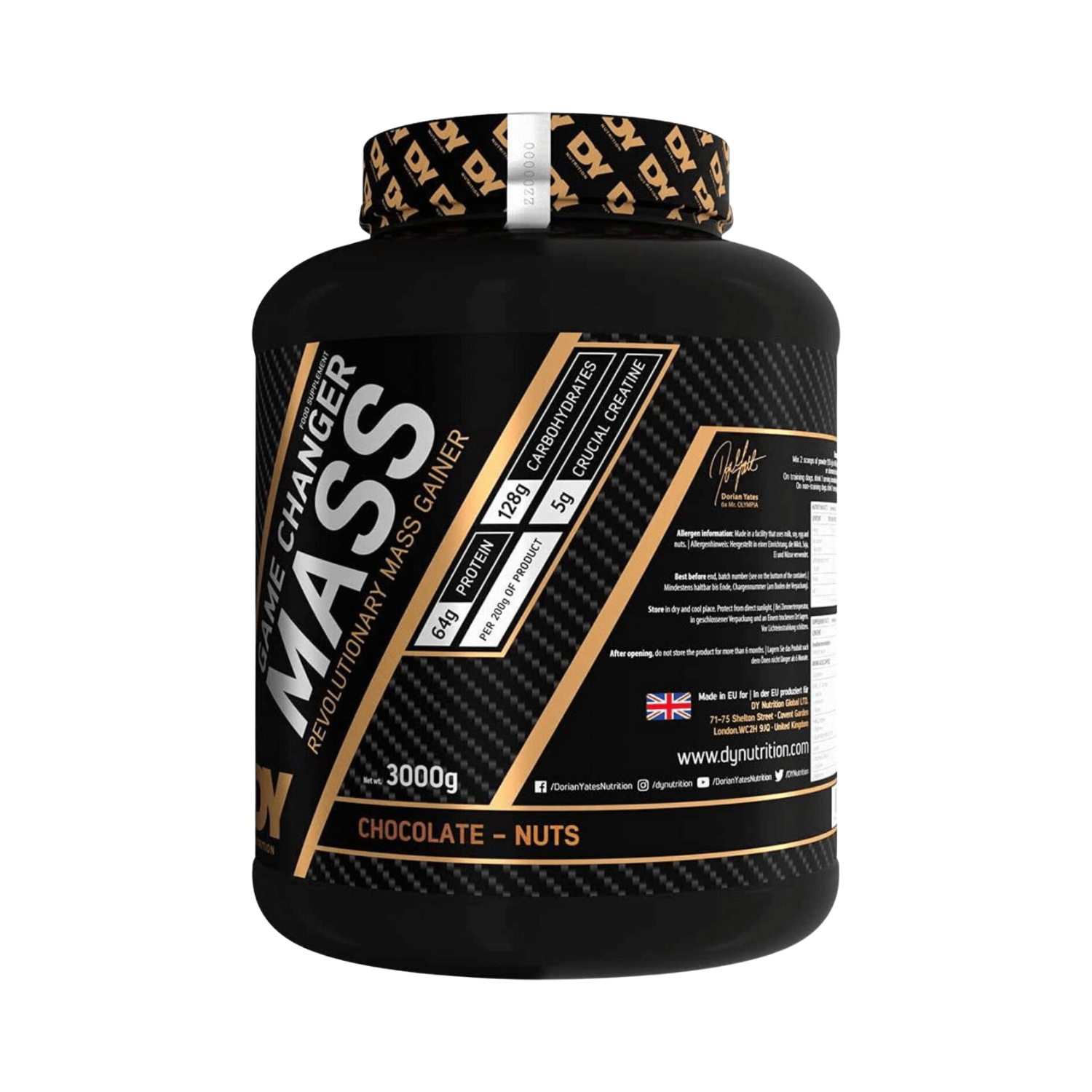 Dy Nutrition Game Changer Mass Revolutionary Mass Gainer-20Serv.-3000G