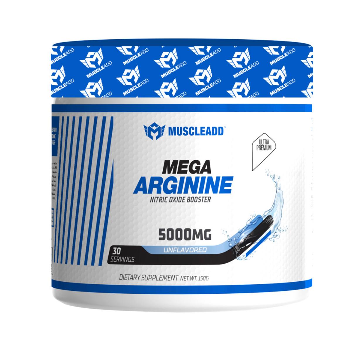 MUSCLEADD MEGA ARGININE 5000MG (30serv-150g)