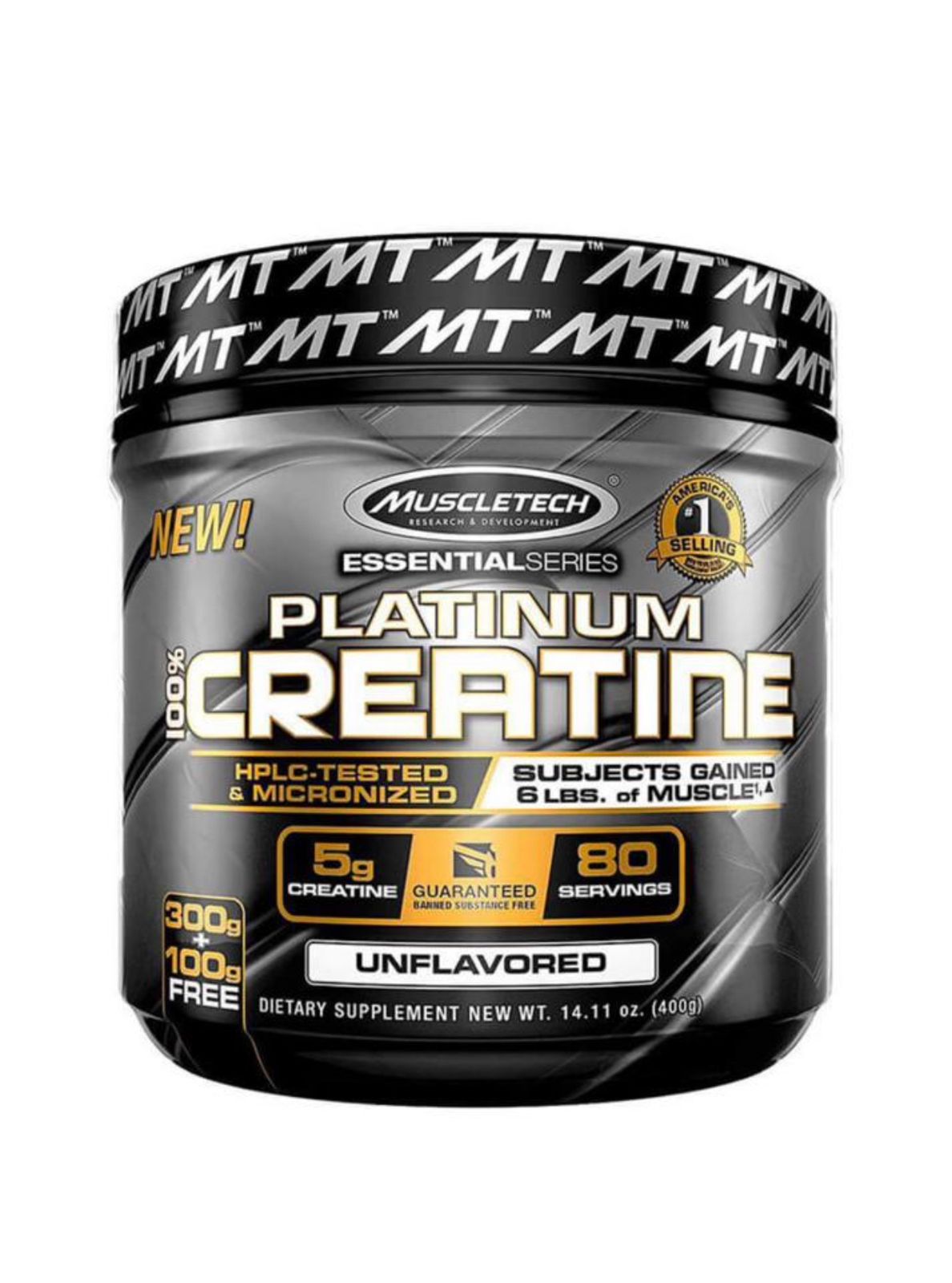 Muscletech Platinum Creatine-80Serv.-400G-Unflavored