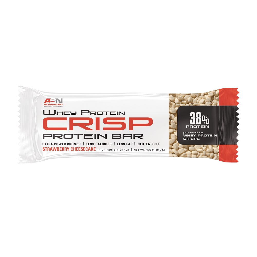 ASN Advanced Crisp Protein Bar-42G-Strawberry Cheesecake