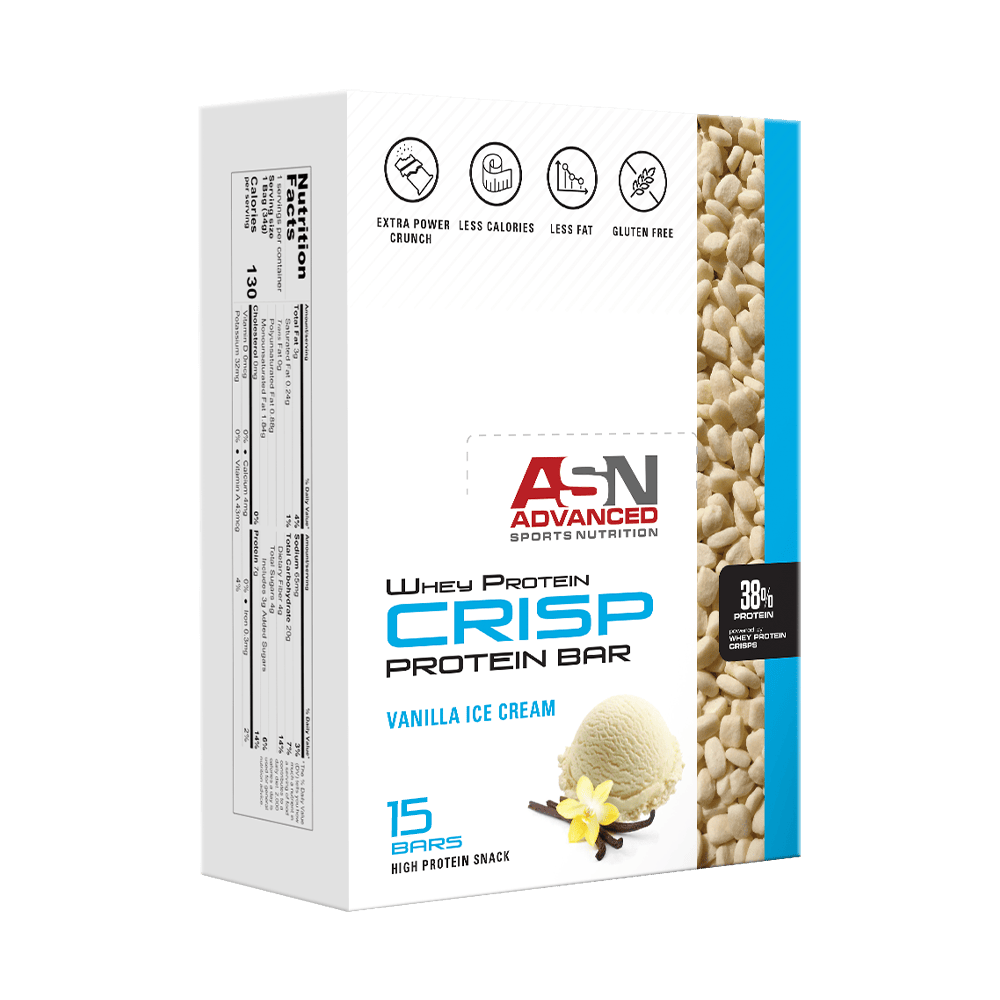 ASN Advanced Crisp Protein Bar-42G-Vanilla Ice Cream