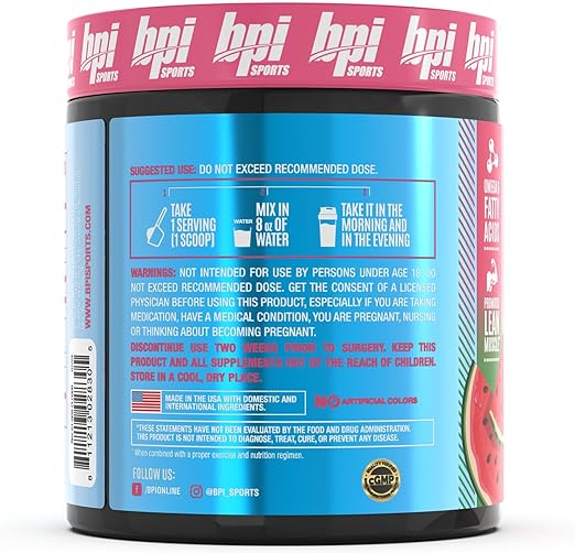 bpi Sports Cla + Carnitine 350g 50 serve Watermelon