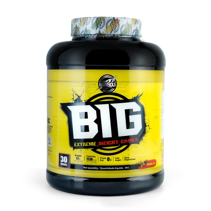 Marvelous Nutrition BiG Extreme Weight Gainer-30Serv.-3Kg.-