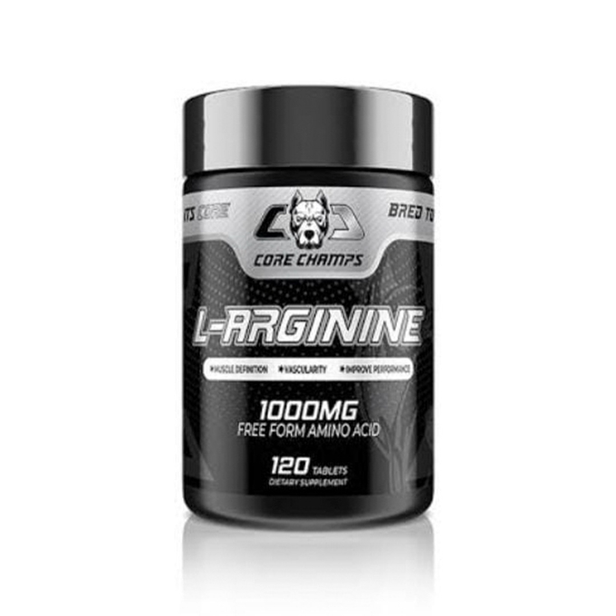 Core Champs L-arginine 1000mg, 120 Tablets, 120 Servings