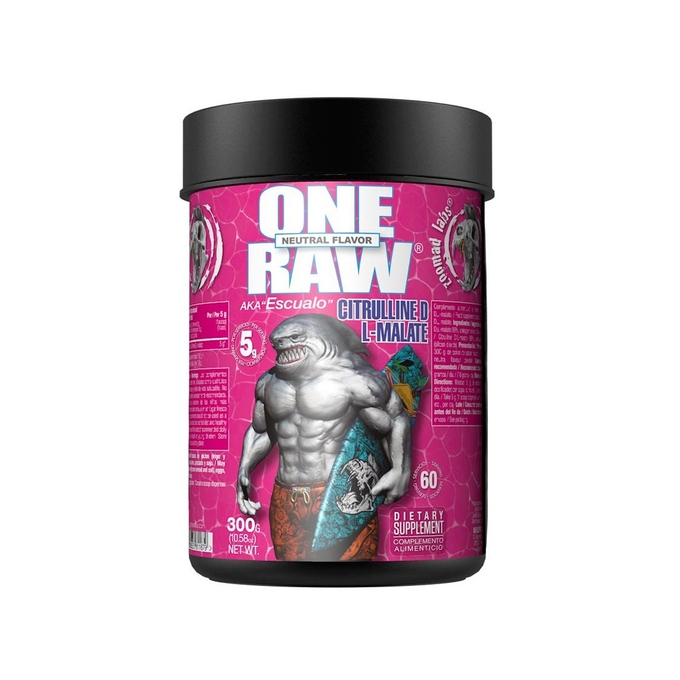 Zoomad Labs One Raw Citrulline Malate 300g, 60 Servings, Unflavored