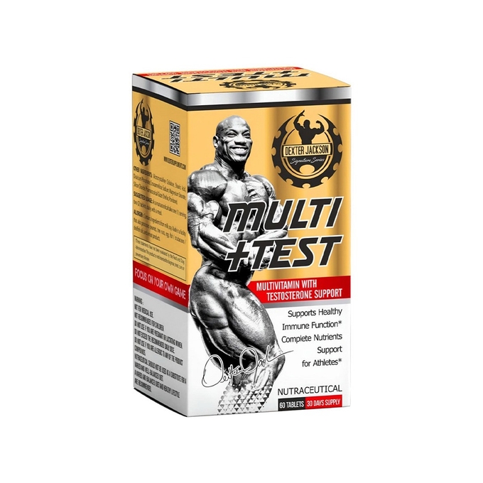 Dexter jackson Multi+Test 60 Tablets, 30 Servings